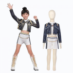 Mergaičių K-POP Rumi Mira Zoey Cosplay Kostiumai Vaikų Super Žvaigždės Karnavalo Vakarėlio Scenos Pasirodymo Persirengimo Apranga 140cm