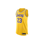 Nike LeBronas Jamesas Los Andželo &bdquo;Lakers&ldquo; žaidėjų leidimo mar&scaron;kinėliai Nr. 23 vyrų krep&scaron;inio liemenės, geltonos spalvos CW3448-729 L