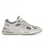 New Balance 991v2 Pagaminti Anglijoje Nimbus Cloud Unisex Sportbačiai Pilki Cool-Grey Sidabriniai U991LG2 37.5