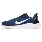 Nike Flex Experience RN 12 Amortizuojantys Atsparūs dilimui Kvėpuojantys Žemi Miesto kelionėms Bėgimo bateliai Vyri&scaron;ki Tamsiai mėlyni Snikeriai DV0744-401 42.5