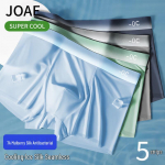 JOAE Men's Cooling Antibacterial Ice Silk Boxer Briefs 2XL