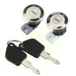 2 vnt. Priekinių durų spynų cilindrų komplektas su raktais Peugeot 106 MK2 1997-2004 205 405