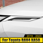 ABS anglies automobilio priekinės priekinės lempos akių vokų apdailos dangtelio apdaila, skirta Toyota RAV4 XA50 2022 2023 RAV 4 Carbon Fiber