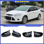 2vnt Automobilių automatinio &scaron;oninio galinio vaizdo veidrodžio dangtelio apdailos dangteliai, skirti Ford Focus MK2/MK3 sedanui(DYB) Turnier(DYB) Hečbekas automobilis 1pc Black Left