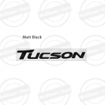 1 vnt. ABS 3D Tucson logotipui Priekinio variklio dangčio emblema raidės logotipas Automobilio galinės bagažinės kėbulo lipdukas Emblemos priedai matinė juoda spalva