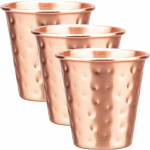 3/4 vnt. Mini 60 ml Nauji 100 % variniai puodeliai Grynų kietų formos Maskvos Mule puodeliai 2 oz kokteilių puodeliai Alaus pieno puodelis Indai gėrimams 60ml