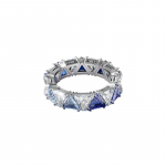 Swarovski Millenia Kokteilinis trikampio pjūvio kri&scaron;tolinis žiedas Moteri&scaron;kas Mėlynas 5608527 mėlyna