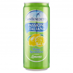Citrininė gazuota limonada limone skardinė 330ml - san benedetto