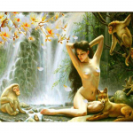 Deimantinis siuvinėjimas &bdquo;Pasidaryk pats&ldquo; deimantinis tapymas mozaika Deimantinis dažymas kryželiu paveikslėliai 20X30CM