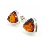 Les Tr&eacute;sors De Lily [I8956] - Boucles Argent 'Inspiration' Ambre