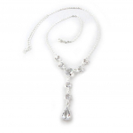 Les Tr&eacute;sors De Lily [K7240] - Collier cr&eacute;ateur 'Sissi' blanc