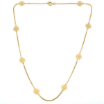 Les Tr&eacute;sors De Lily [L4347] - Collier 'Carmen' Plaqu&eacute; Or - 40 cm 8 mm