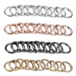 10 vnt atidaromi spyruokliniai žiedai, mai&scaron;elio diržo sagties segtukas, pasidaryk pats