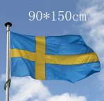 Vėliava 90 * 150 cm 3 * 5 pėdų &Scaron;vedijos vėliavos ir reklamjuostės Nacionalinės vėliavos &scaron;alies reklamjuostė