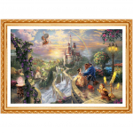 5D &bdquo;pasidaryk pats&ldquo; deimantų tapyba Anime pilies kra&scaron;tovaizdžio siuvinėjimo kryželiu rinkinys Namų tapyba 20X30CM