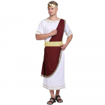 Senovės Graikijos vyrų Romano Togos Cezario vakarėlio puo&scaron;nios suknelės kostiumas