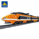 Express GBL Technic Statybiniai Blokeliai Varomi Baterijomis Elektrinis Didelio Greičio Traukinys Horizon Bricks Žaislai Vaikų Dovanos Yra Sandėlyje