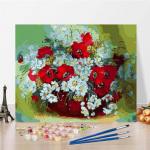 Menas &bdquo;pasidaryk pats&ldquo; tapyba pagal skaičius Skaitmeninis aliejinis paveikslas Drobė Namų dekoravimas Skaičiai Aliejinė tapyba 40x50cm no frame