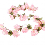 Dirbtinio rotango pensile, oro sąlygoms atspari Sakura Puikus gražus &bdquo;pasidaryk pats&ldquo; vy&scaron;nių žiedų namų dekoras vy&scaron;nių rožinė spalva