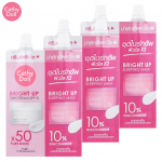 Cathy Doll Bright Up dieninis kremas SPF15 ir Bright Up naktinė kaukė 5 ml +7 ml x 1 vnt. / 3 vnt. - Tailando odos priežiūra 5 ml +7 ml x 3 pcs