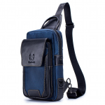 Vyri&scaron;ka odinė rankinė per petį Atsitiktinė krūtinės krep&scaron;ys Kuprinė Crossbody krep&scaron;ys Sling kuprinė Kelioninė petinė kuprinė