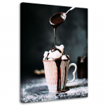 Feeby Canvas print, Kava su zefyrais