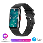 LIGE i&scaron;manusis laikrodis su Bluetooth prijungtas telefonas Muzika Fitnesas Vyrų i&scaron;manusis laikrodis &Scaron;irdies ritmas Kraujo deguonies Neper&scaron;lampamas Sportas I&scaron;manioji apyrankė moterims silicone strap juoda