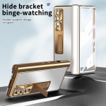Tvirtas apsaugos nuo kritimo aliuminio sulankstomas dėklas, skirtas Samsung Galaxy Z Fold 4 Fold4 Fold 3 Fold3 5g Zfold4 grūdinto stiklo plėvelės dėklai