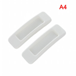 2 vnt lipnios stumdomų durų rankenos durims Stiklinio lango spintelės stalčius balta