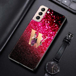 Red Retro Letter A -Z telefono apvalkalas, skirtas Samsung Galaxy S21 S20 S10 S9 S8 Plus Ultra 5g S10lite S10e S7edge S20 S21 Fe dangtelis For Samsung S10e