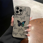 Prabangus Laser Astronaut telefono dėklas, skirtas iPhone 14 13 12 11 Pro Max 7 8 Plus X Xs XR Max Skin Feel PU odinis buferio dėklas, pilnas objektyvo apsauga iPhone 14 Pro Max