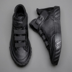 Vyri&scaron;ki odiniai batai Korėjos tendencija Patogūs Loafer Vyri&scaron;ki batai Britų mados Vyri&scaron;ki sportiniai bateliai
