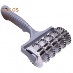 Blynų pjaustyklės ritininis pjaustymas, daugkartinio naudojimo universalus picos pjaustyklės sausainių konditerijos ritininis pjaustyklės virtuvės įtaisas pilka