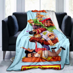 Bob's Burgers Antklodė Tina Print Pliu&scaron;inė antklodė Namų Biuro sofa Kelionės &Scaron;iltos laisvalaikio studentų antklodės Flanelinės antklodės 75x90cm