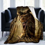 &bdquo;Tiger Dragon Throw&ldquo; antklodės, skirtos sofai sofai. 75x90cm