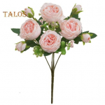 1 &scaron;akos modeliavimo bijūnas, nevytantis &bdquo;pasidaryk pats&ldquo; Ry&scaron;ki i&scaron;vaizda Akį traukianti netikro bijūno gėlių nuotakos puok&scaron;tė namų dekoras &scaron;viesiai rausvos spalvos