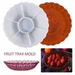 Vaisių laikymo padėklas Epoksidinės dervos forma Indas Dubuo Lėk&scaron;tė Silikoninė forma DIY Amatas