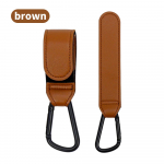 Fonken PU odinis kūdikių krep&scaron;ys vežimėlio kabliukas, besisukantis 360 laipsnių kampu, pasukamas vežimėlio organizatorius vežimėlio kabliukas vežimėlio priedai juoda