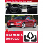 Purvasaugiai Tesla Model S 2014-2022  Purvasaugiai Purvo Atmu&scaron;ėjai Priekiniai Galiniai Sparnai Automobilio Styline Automobilio Model S 2014 gray