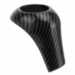 Carbon Fiber Style Gear Shift Knob Cover ABS sticker for Mercedes Benz W204 W212 A C E G GLS AS Picture gray