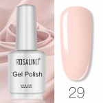 ROSALIND 15 ml Nagų gelinis lakas Semi Permanent Soak Off UV gelinis nagų lako pagrindas vir&scaron;utinis gelinis lakas