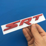 Metalinis automobilių stilius SRT priekinių grotelių grotelių emblemos lipdukas, tinkantis įkroviklio Challenger i&scaron;orės priedams