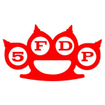 Five Finger Death Punch Music Band Sign Automobilių transporto priemonės &scaron;viesą atspindintys lipdukai balta