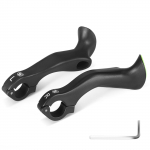 Dviračių juostos galai Ergonomi&scaron;ki neslystantys MTB kalnų dviračių vairo galai, skirti 21,8&ndash;22,8 mm vairai Upgrade Style juoda