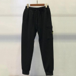 Vyri&scaron;kos kelnės Medvilninės plonos kelnės kelnės laisvalaikio bėgimo sportinė apranga sutraukiamos kelnės XXL juoda