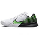 NikeCourt Air Zoom Vapor Pro 2 HC Balti Nuodingai Žali Vyri&scaron;ki Sportbačiai Juodi DR6191-105 41 gray
