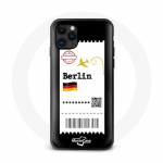 Coque iphone 13 billet d'avion berlin