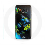 Coque pour Samsung Galaxy S6 Valentino Rossi Pilote de course Moto GP