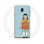 Coque pour Samsung Galaxy J5 2017 Squid game la poup&eacute;e g&eacute;ante de jeu