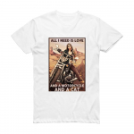 David Mann Seksuali Mergina Važiuoja Motociklu Bikeris Juokingi Easyriders Unisex Mar&scaron;kinėliai S